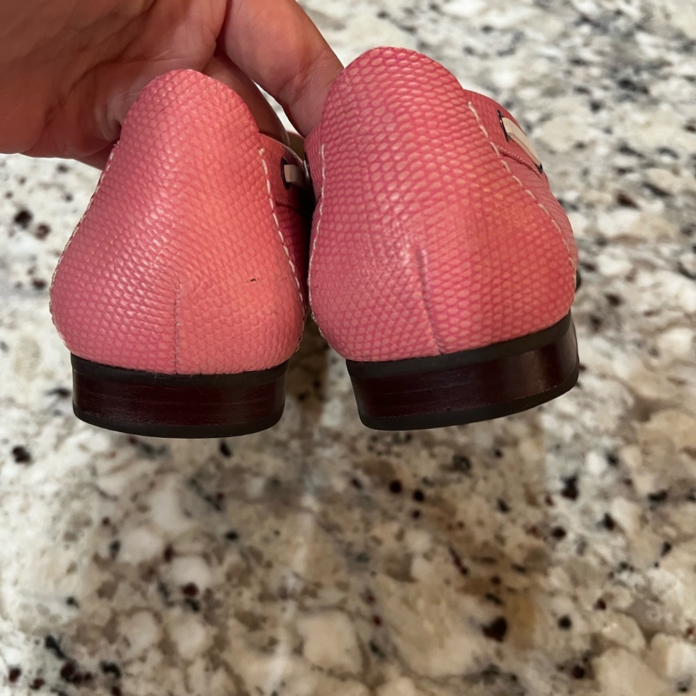 Talbots Women’s Pink Pastel‎ Loafers Moccasins Bow Tie Size 7.5 - Picture 4 of 8